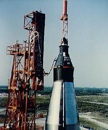 Mercury June 1958 Langley Mercury capsule layout June 1958 Credit NASA