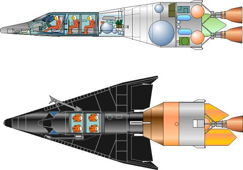 MOC-88096 1/25 Scale X-20 Dyna-Soar The Dynamic Soarer (1311Pcs)