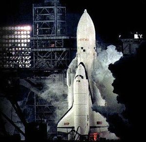 Buran liftoff