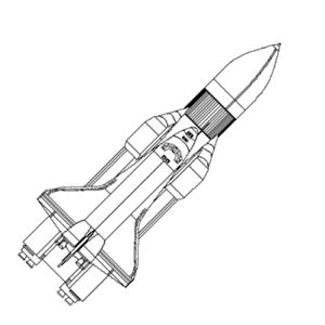 Drawing of Buran LV